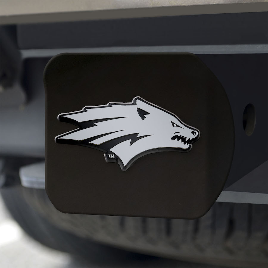 Nevada Wolfpack BLACK Trailer Hitch Cover