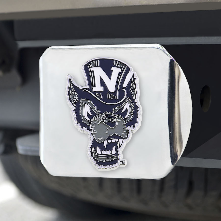 Nevada Wolfpack Color Chrome Trailer Hitch Cover