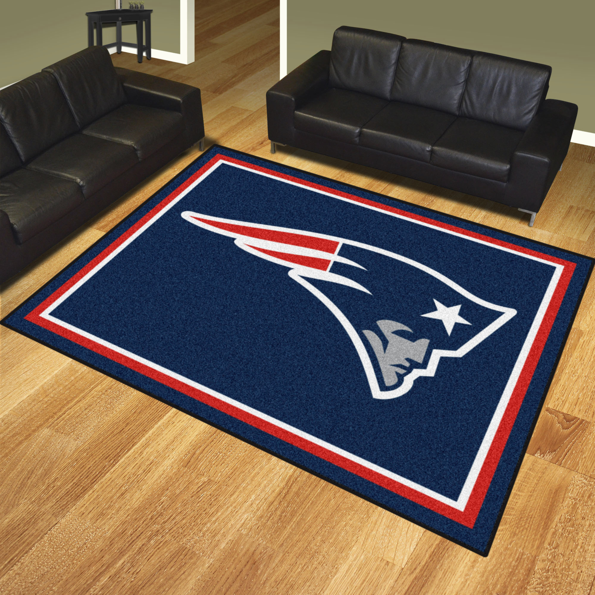 New England Patriots Ultra Plush 8x10 Area Rug