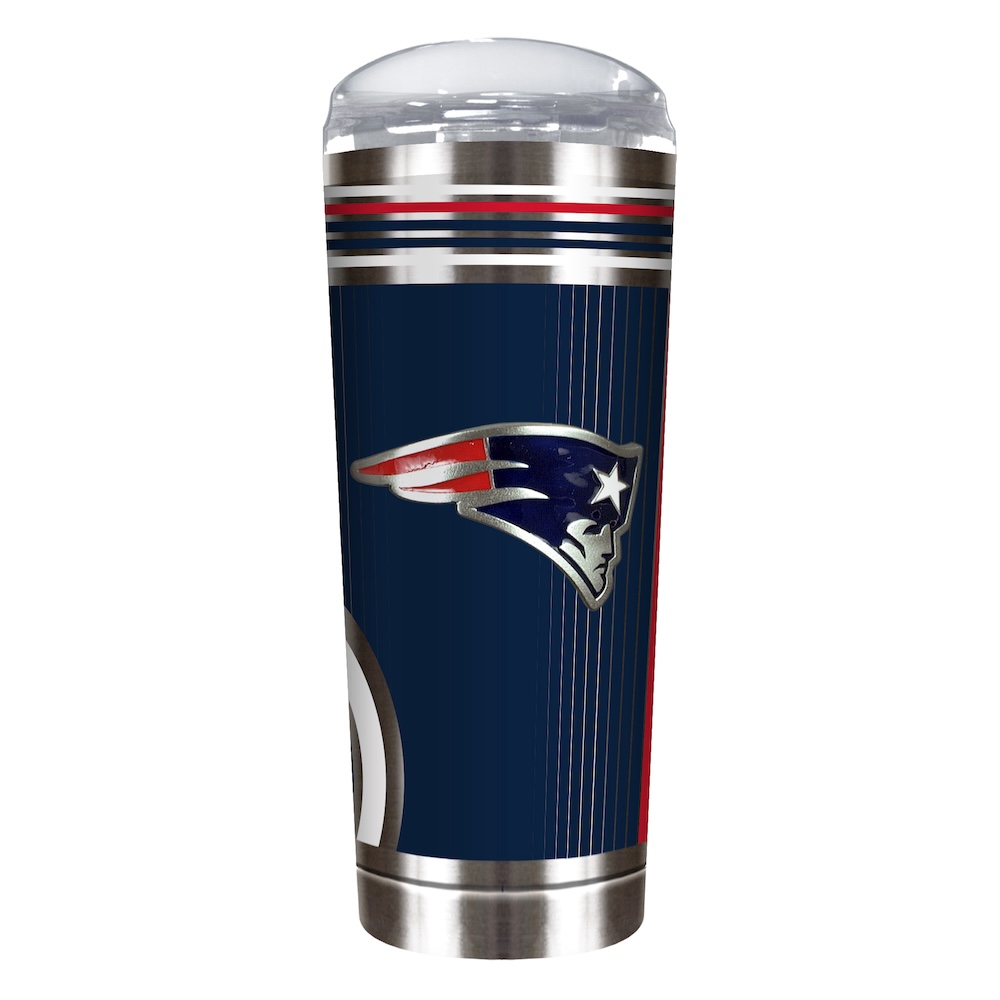 New England Patriots COOL VIBES 18 oz Roadie Travel Tumbler