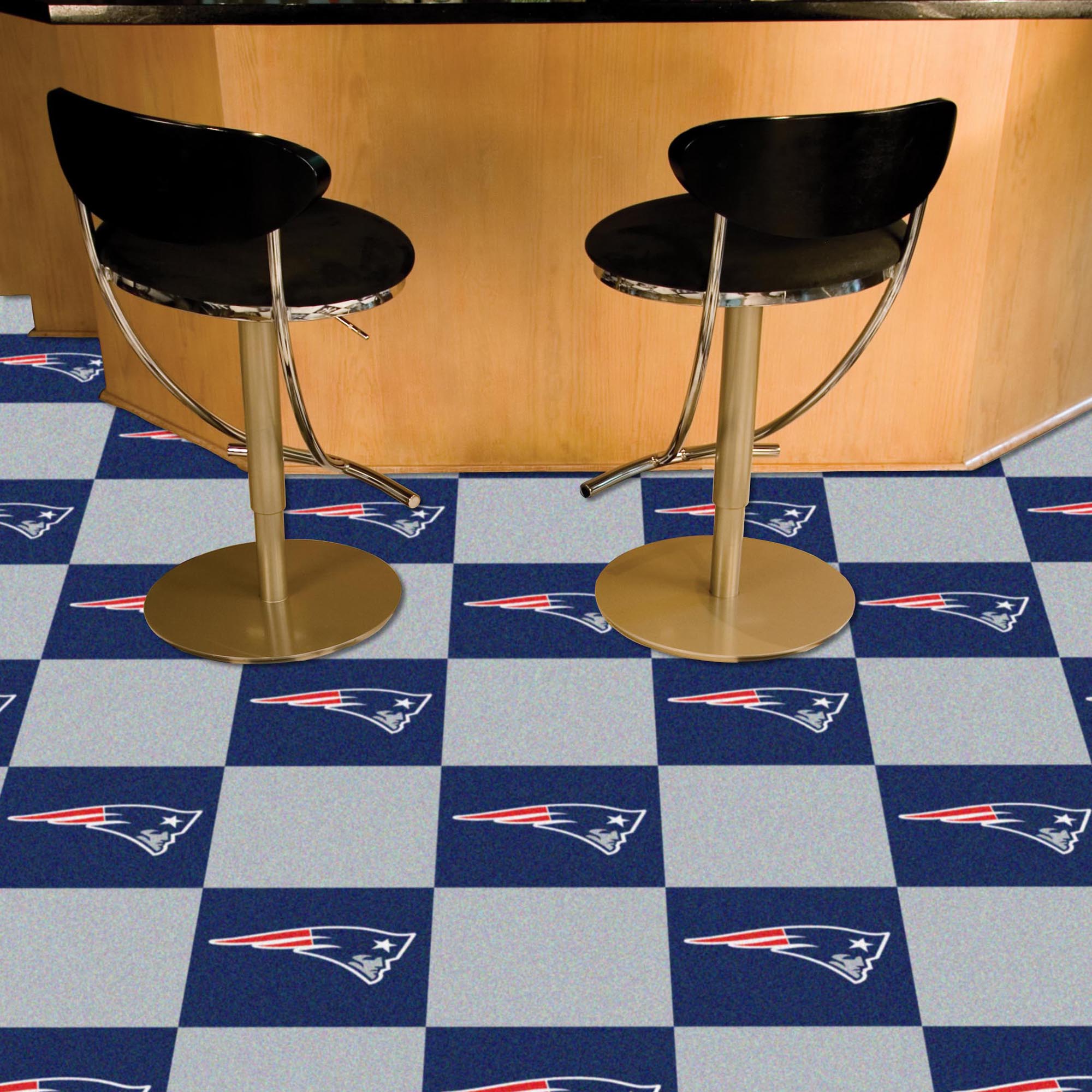 New England Patriots Carpet Tiles 18x18 in.