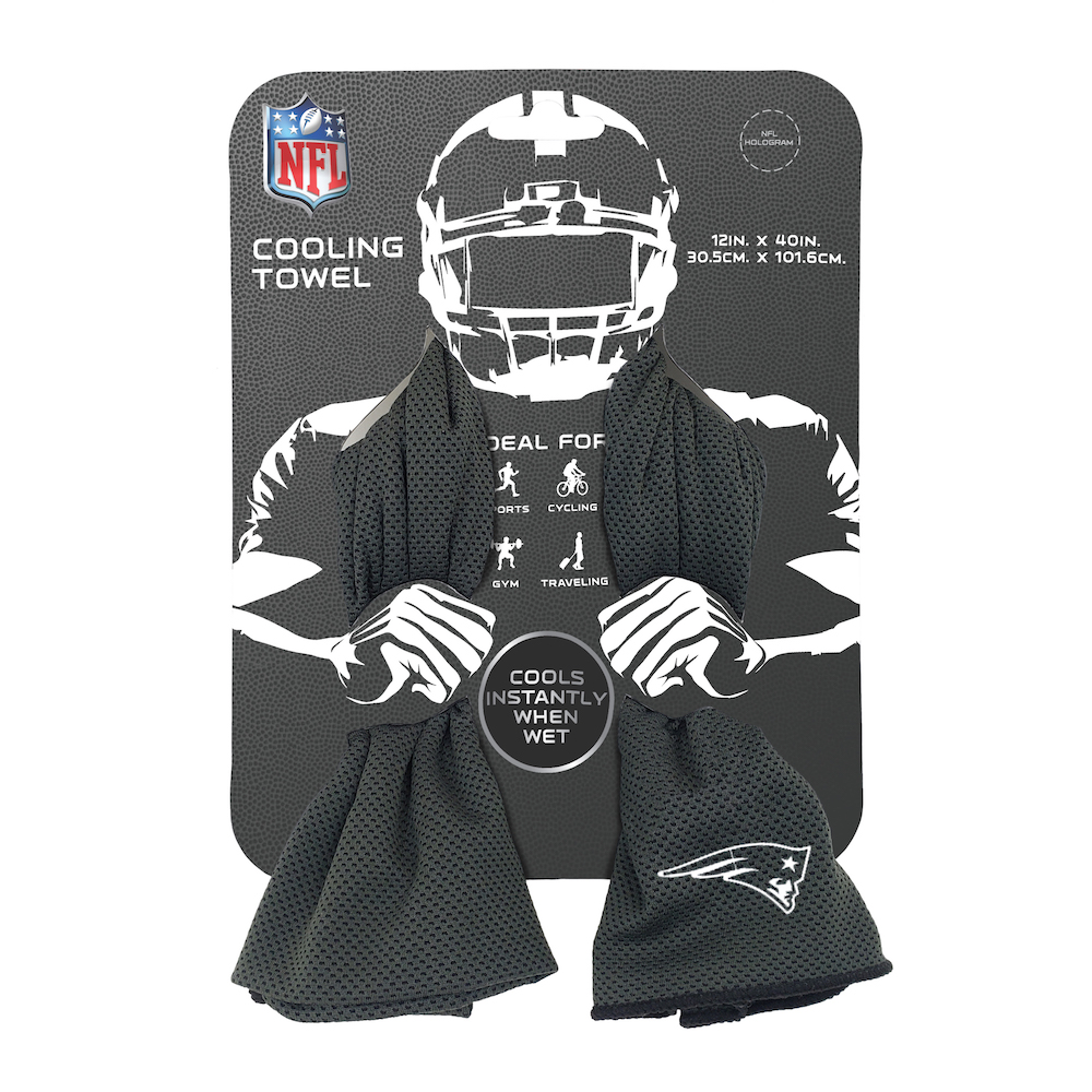 New England Patriots Cooling Towel 12x40