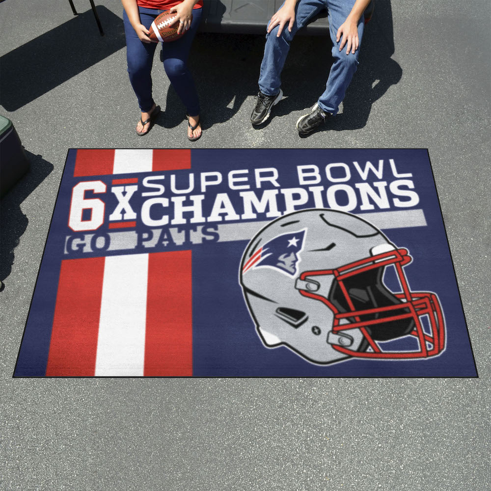 New England Patriots DYNASTY Floor Mat - 60 x 96 inch Ultimat style