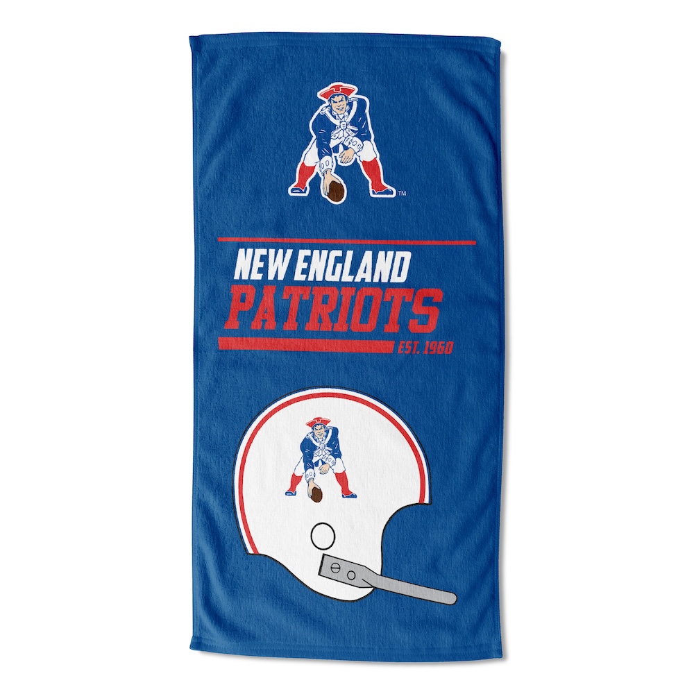 New England Patriots Legacy Logo 30x60 Beach Towel