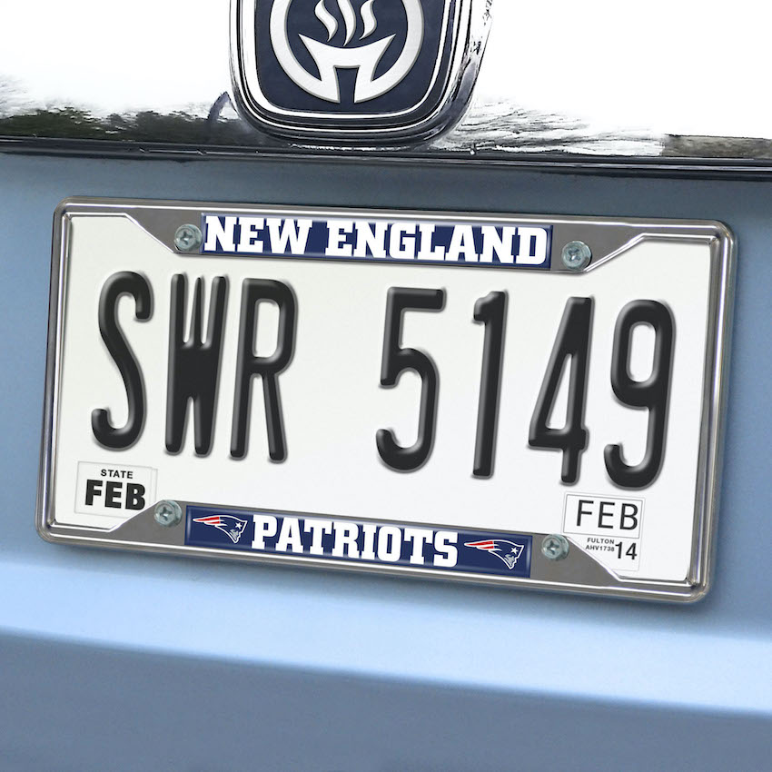 New England Patriots License Plate Frame