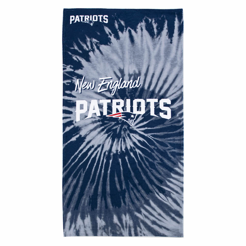 New England Patriots Pyschedelic 30x60 Beach Towel