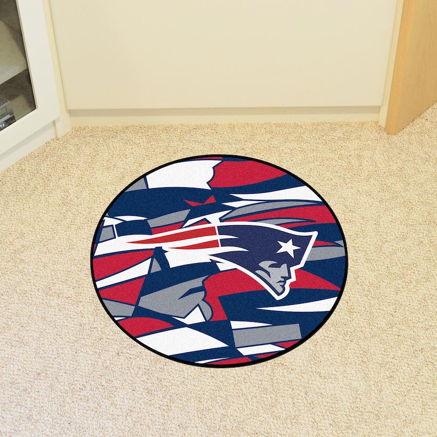 New England Patriots Quick Snap Roundel Mat