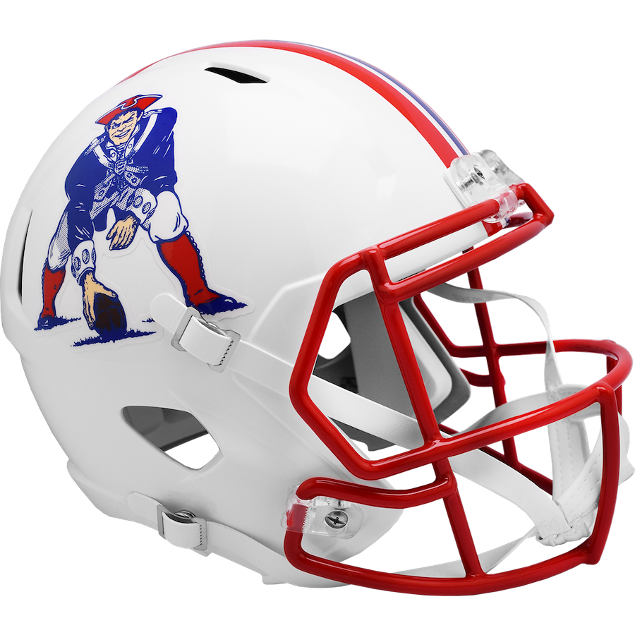 New England Patriots Riddell Speed Replica Helmet - 1990-1992 Throwback