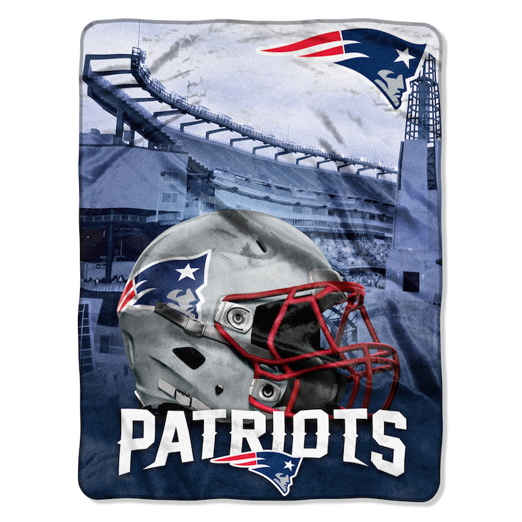 New England Patriots Silk Touch Rachel Throw Blanket 60 x 80