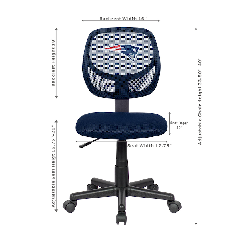 New England Patriots Team Color STUDENT Task Chair