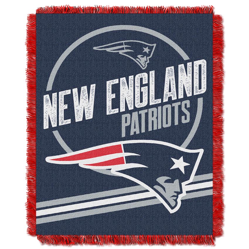 New England Patriots Double Play Tapestry Blanket 48 x 60