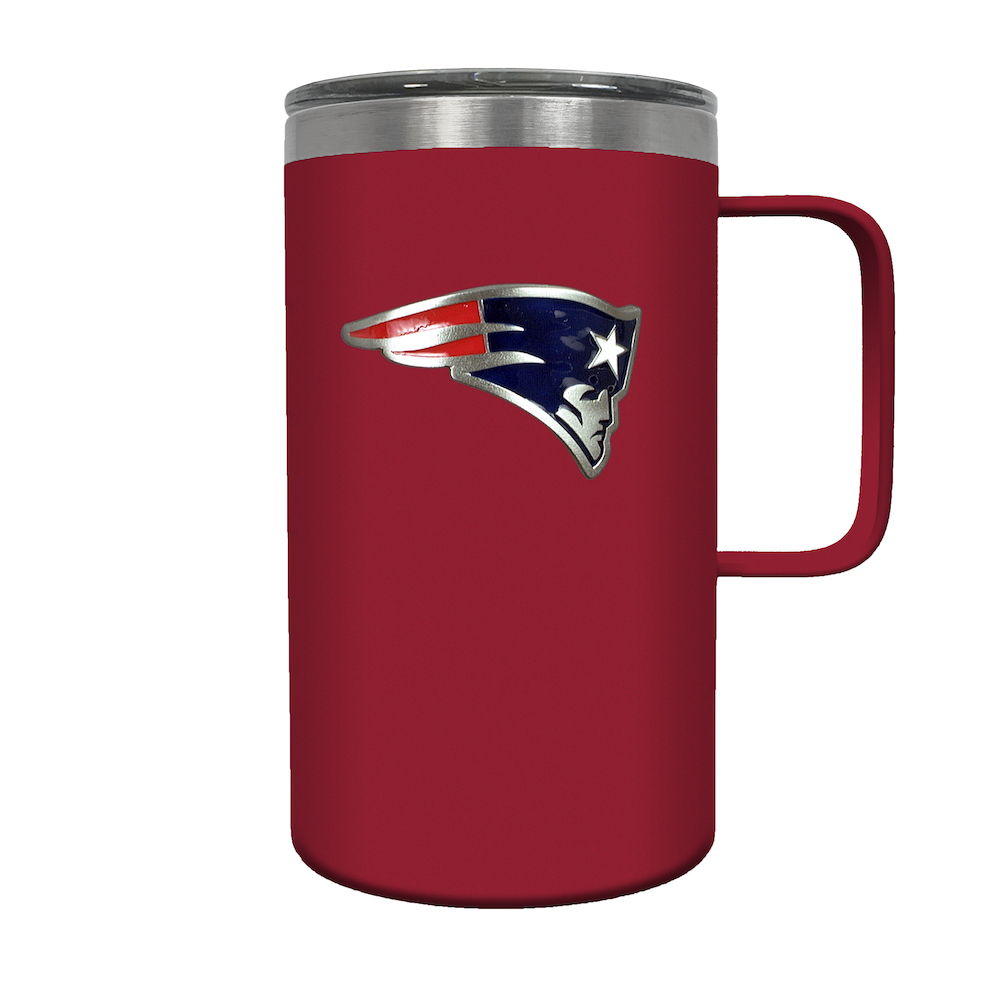 New England Patriots 18 oz HUSTLE Travel Mug - Team Color