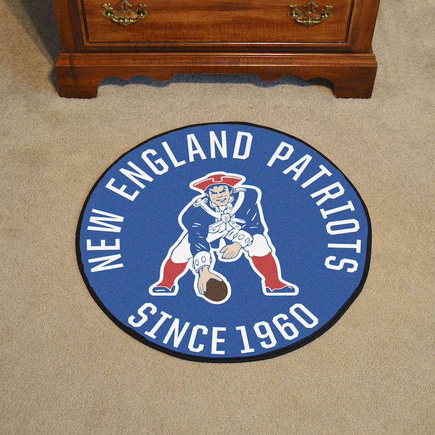 New England Patriots Vintage Roundel Mat Throwback Logo