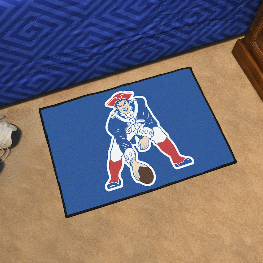 New England Patriots Vintage 20 x 30 STARTER Floor Mat - Throwback Logo