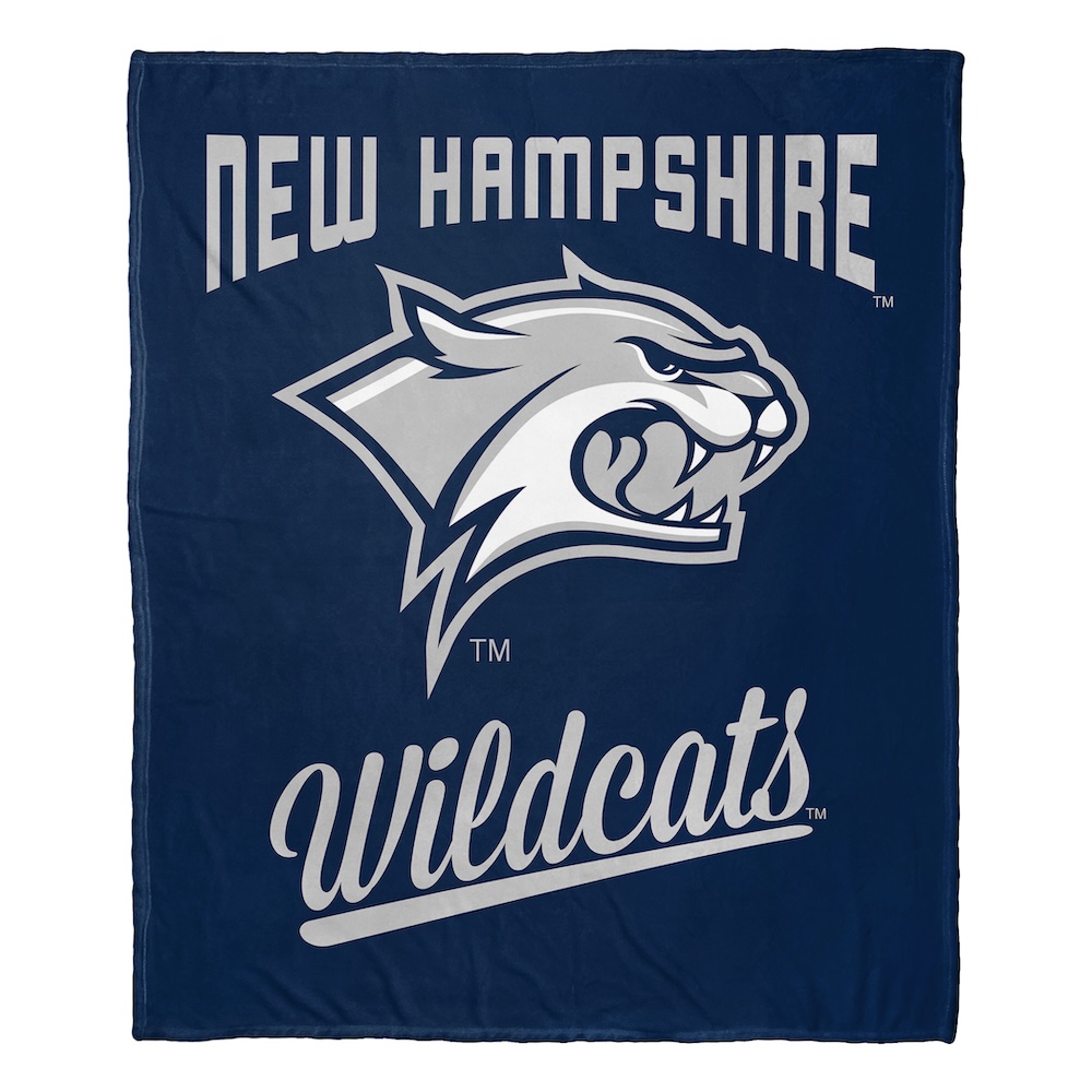 New Hampshire Wildcats ALUMNI Silk Touch Throw Blanket 50 x 60 inch