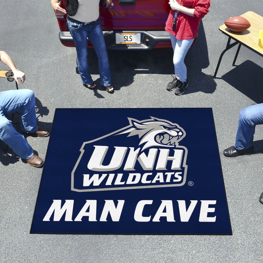 New Hampshire Wildcats MAN CAVE TAILGATER 60 x 72 Rug