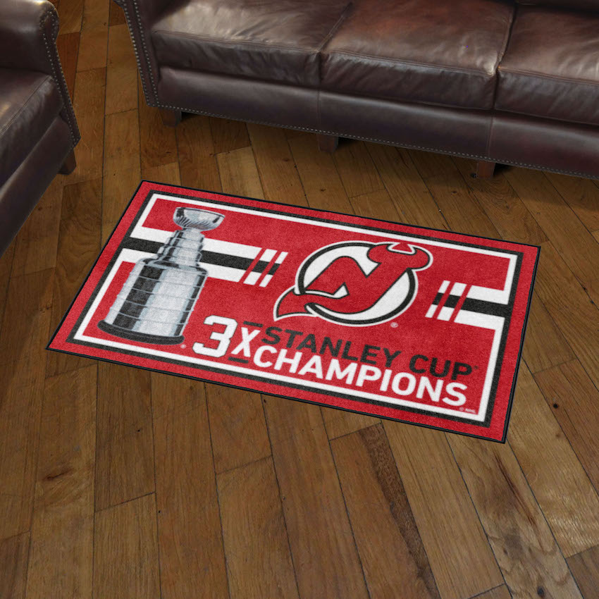 New Jersey Devils 3 x 5 DYNASTY Area Rug