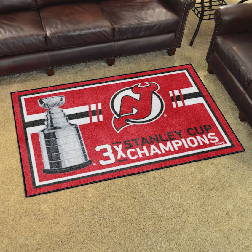 New Jersey Devils 4 x 6 DYNASTY Area Rug