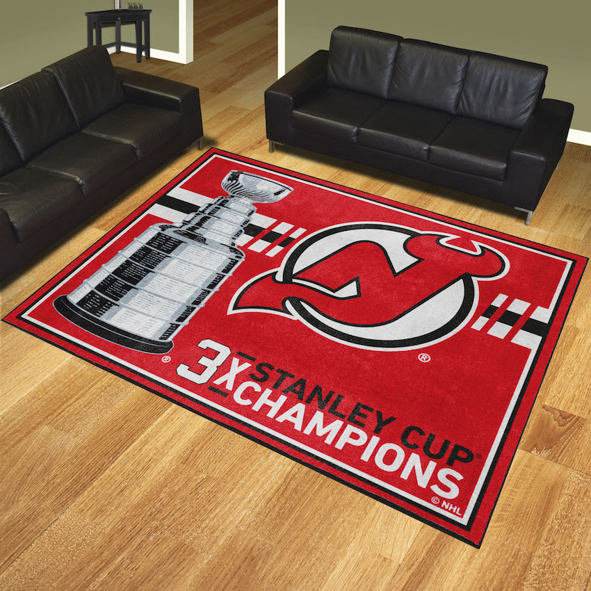 New Jersey Devils 8 x 10 DYNASTY Area Rug