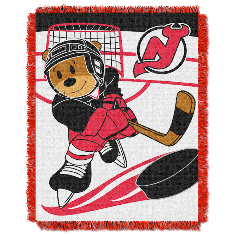 New Jersey Devils Woven Baby Blanket 36 x 48