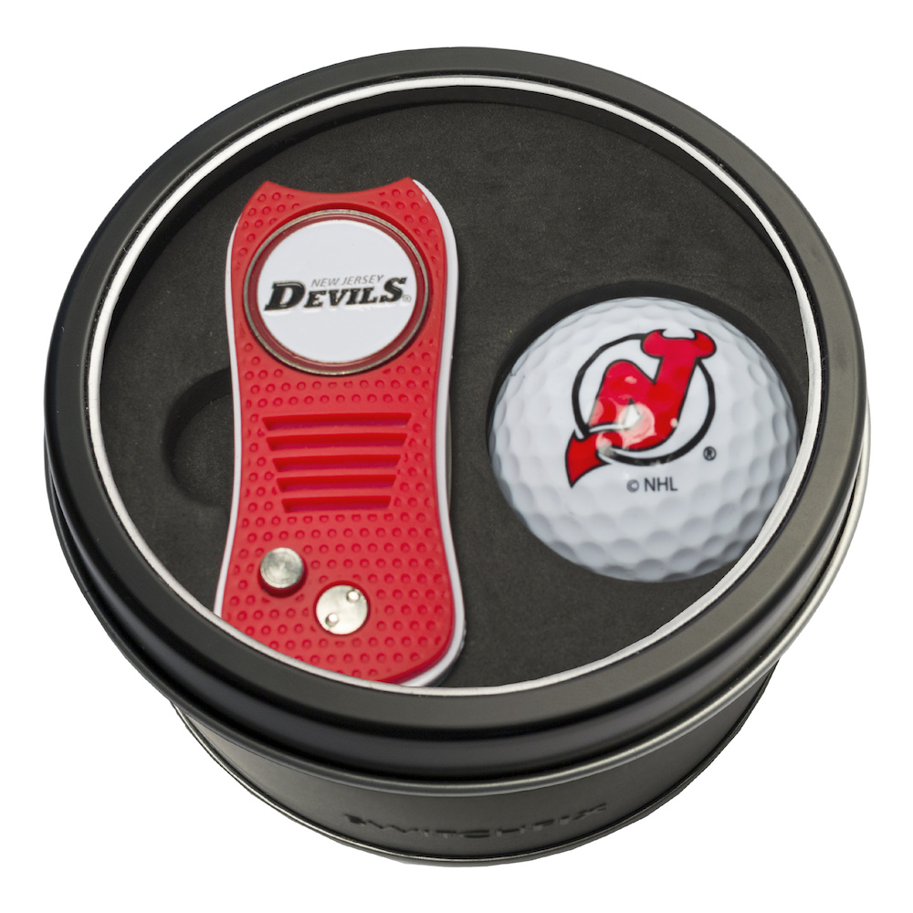 New Jersey Devils Switchblade Divot Tool and Golf Ball Gift Pack