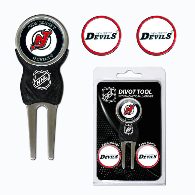 New Jersey Devils 3 Marker Signature Divot Tool Pack