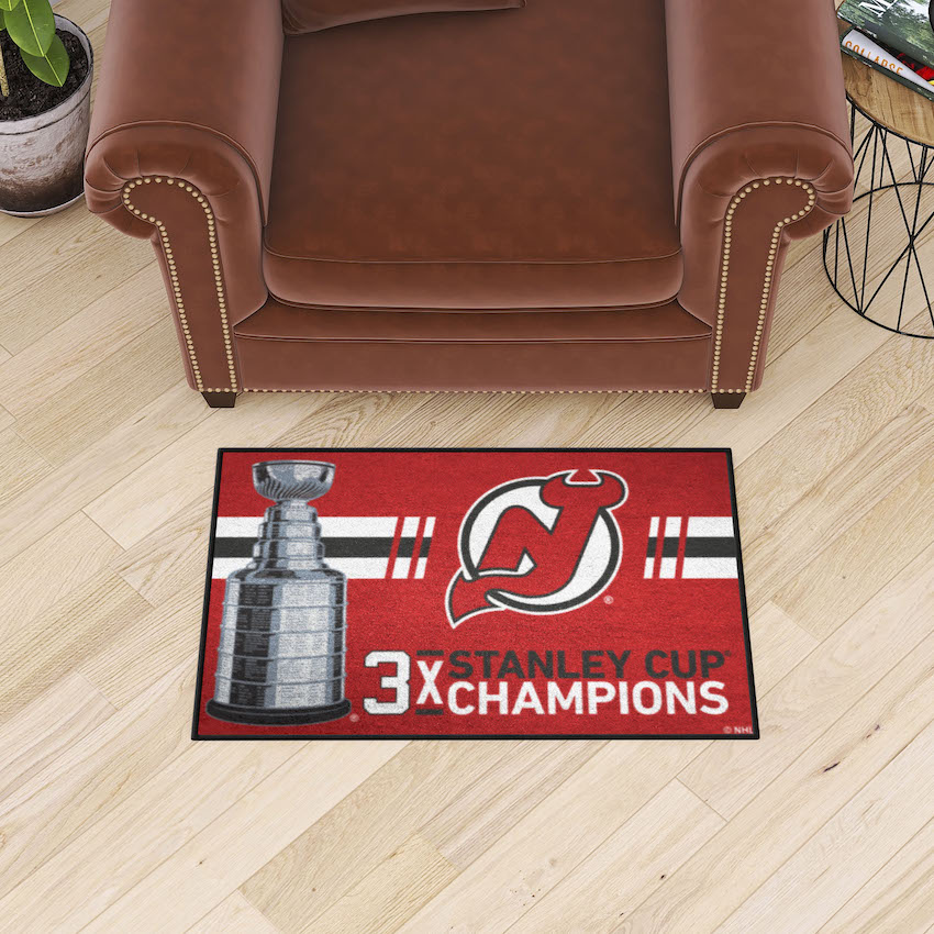 New Jersey Devils DYNASTY Floor Mat - 20 x 30 inch Starter style