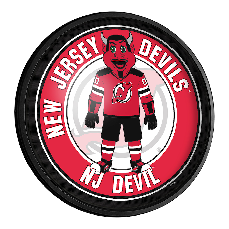 New Jersey Devils MASCOT Slimline LED Wall Sign