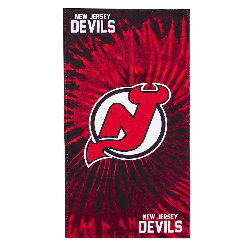 New Jersey Devils Pyschedelic 30x60 Beach Towel