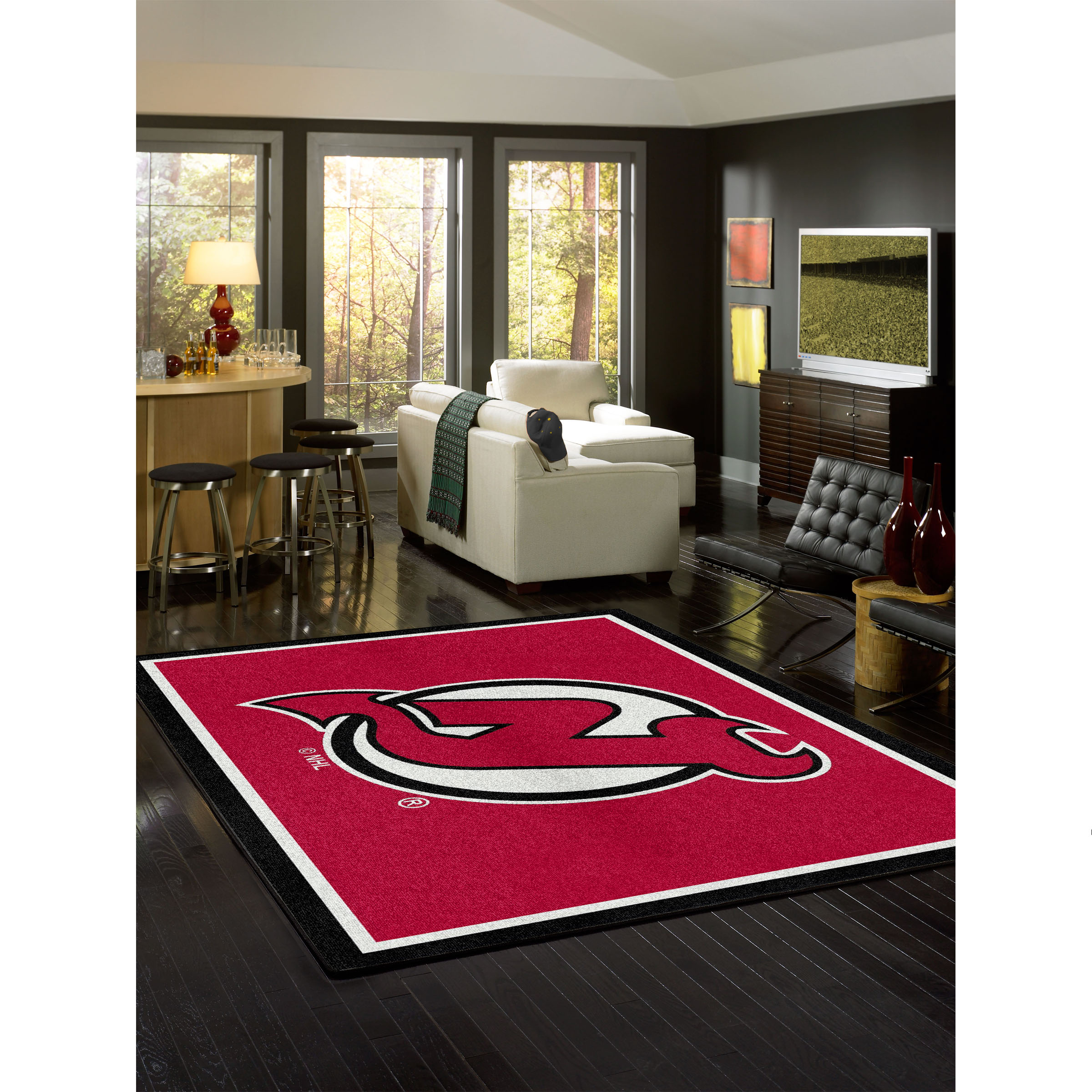 New Jersey Devils 4 X 6 SPIRIT Rug