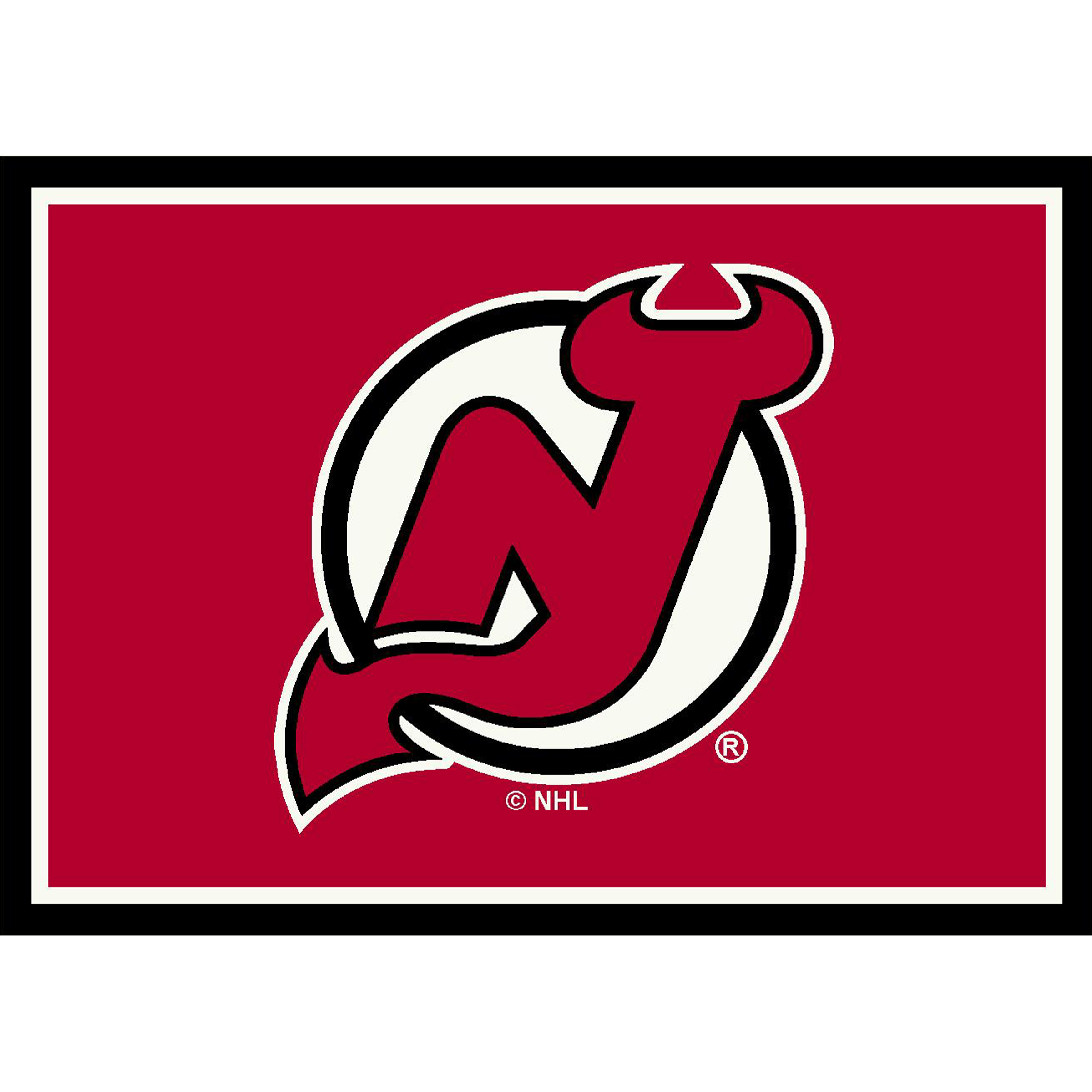 New Jersey Devils 8 X 11 SPIRIT Rug