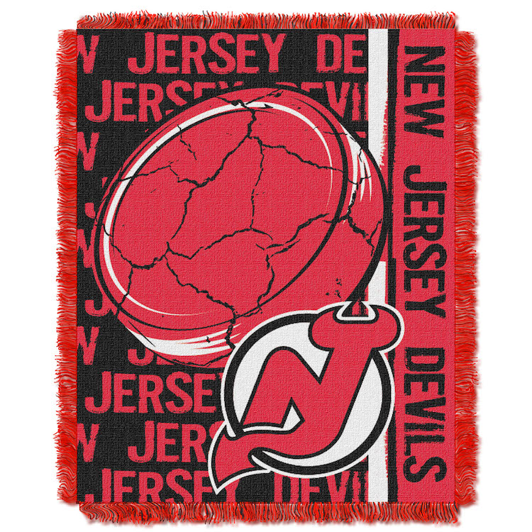 New Jersey Devils Double Play Tapestry Blanket 48 x 60