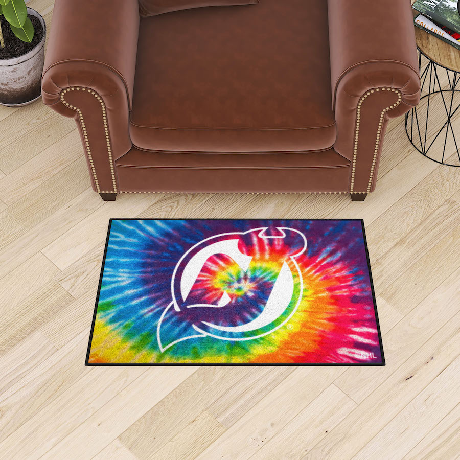 New Jersey Devils TIE-DIE 20 x 30 Starter Floor Mat