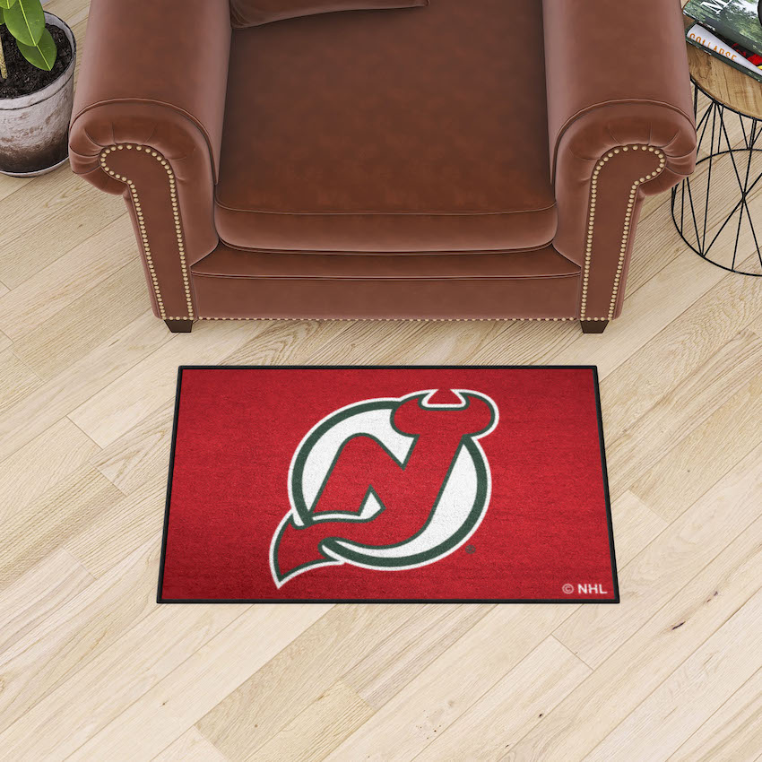 New Jersey Devils Vintage 20 x 30 STARTER Floor Mat - Throwback NAME