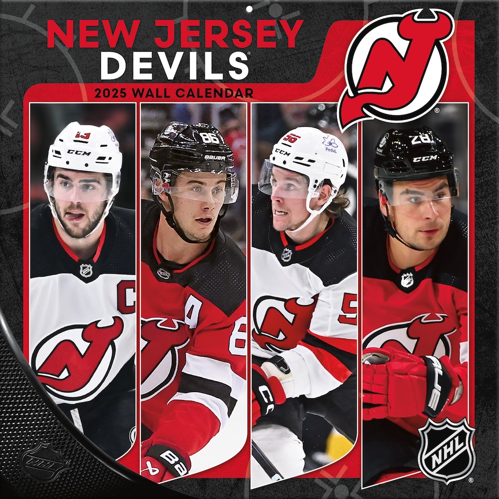 New Jersey Devils 2025 NHL Team Wall Calendar