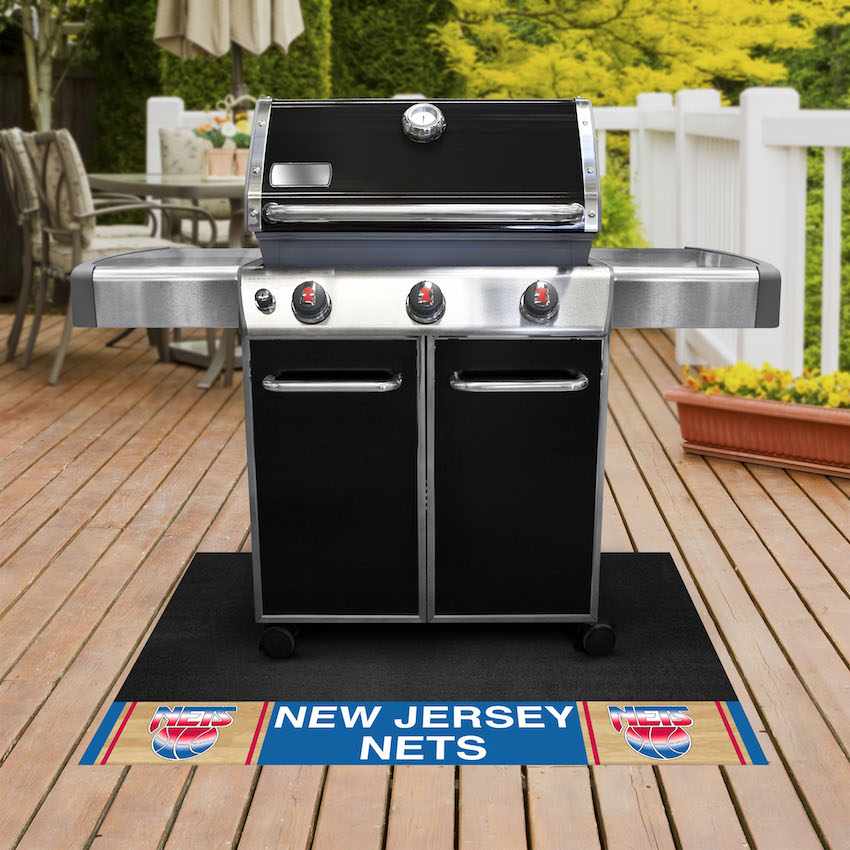 New Jersey Nets Vintage Grill Mat - Throwback Logo