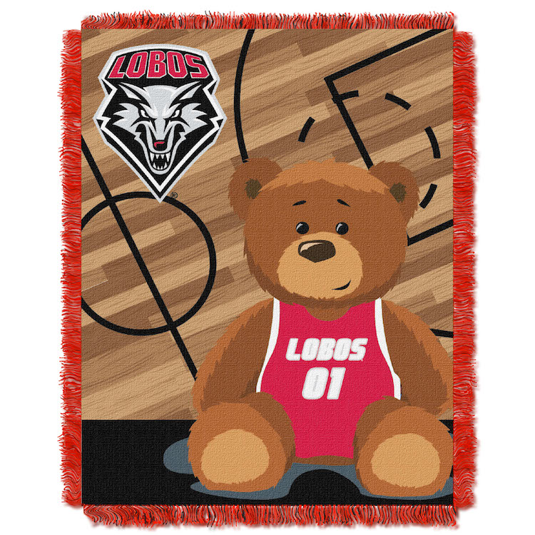 New Mexico Lobos Woven Baby Blanket 36 x 48