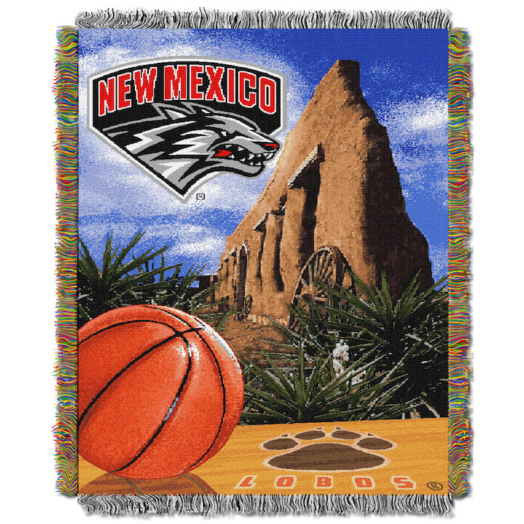 New Mexico Lobos Home Field Advantage Series Tapestry Blanket 48 x 60