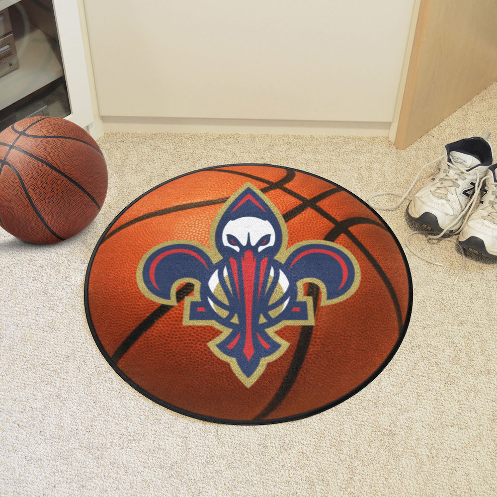 New Orleans Pelicans BASKETBALL Mat - 2nd Logo