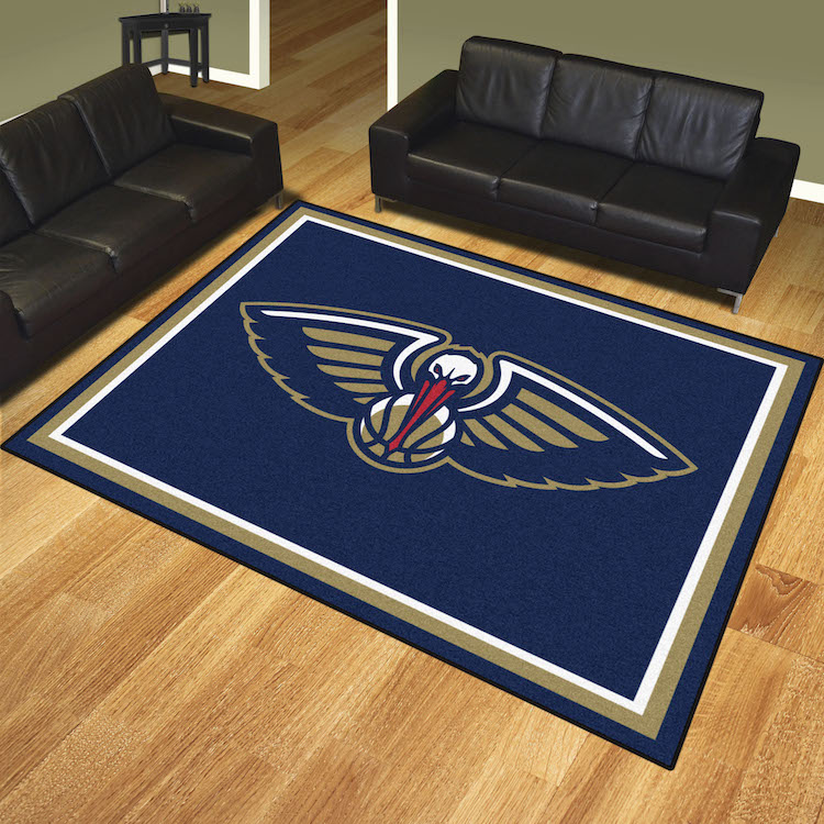 New Orleans Pelicans Ultra Plush 8x10 Area Rug