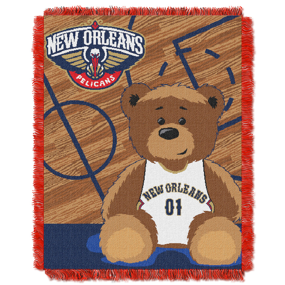 New Orleans Pelicans Woven Baby Blanket 36 x 48