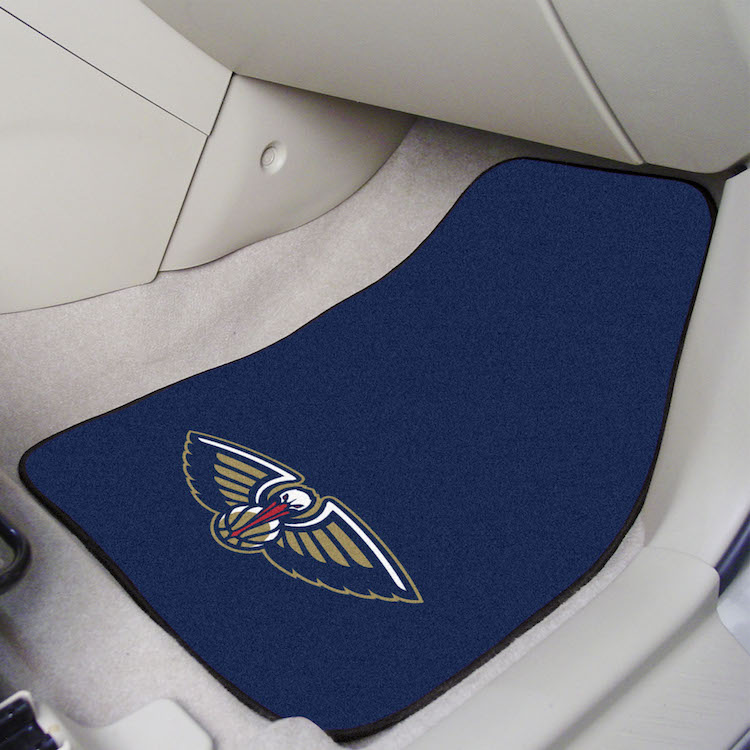 New Orleans Pelicans Car Floor Mats 18 x 27 Carpeted-Pair