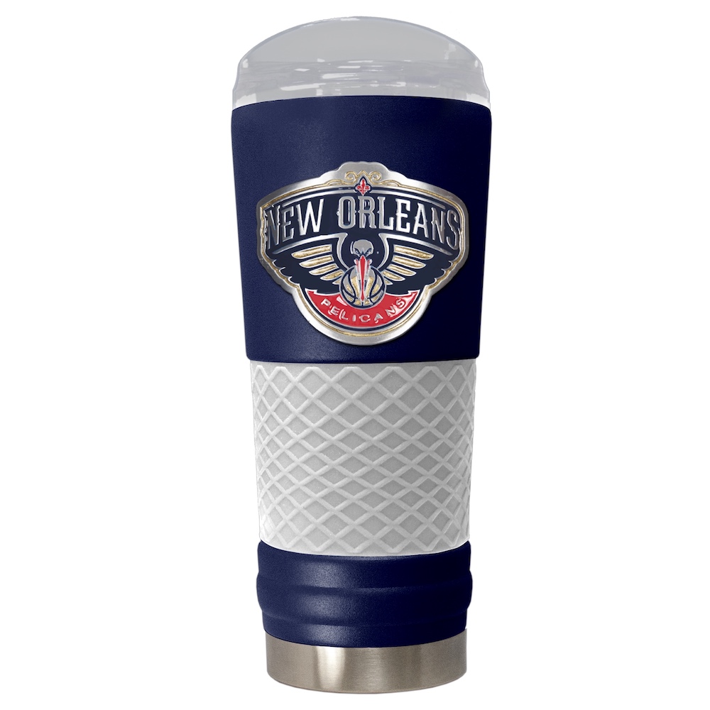 New Orleans Pelicans 24 oz DRAFT SERIES NBA Powder Coated Insulated Travel Tumbler