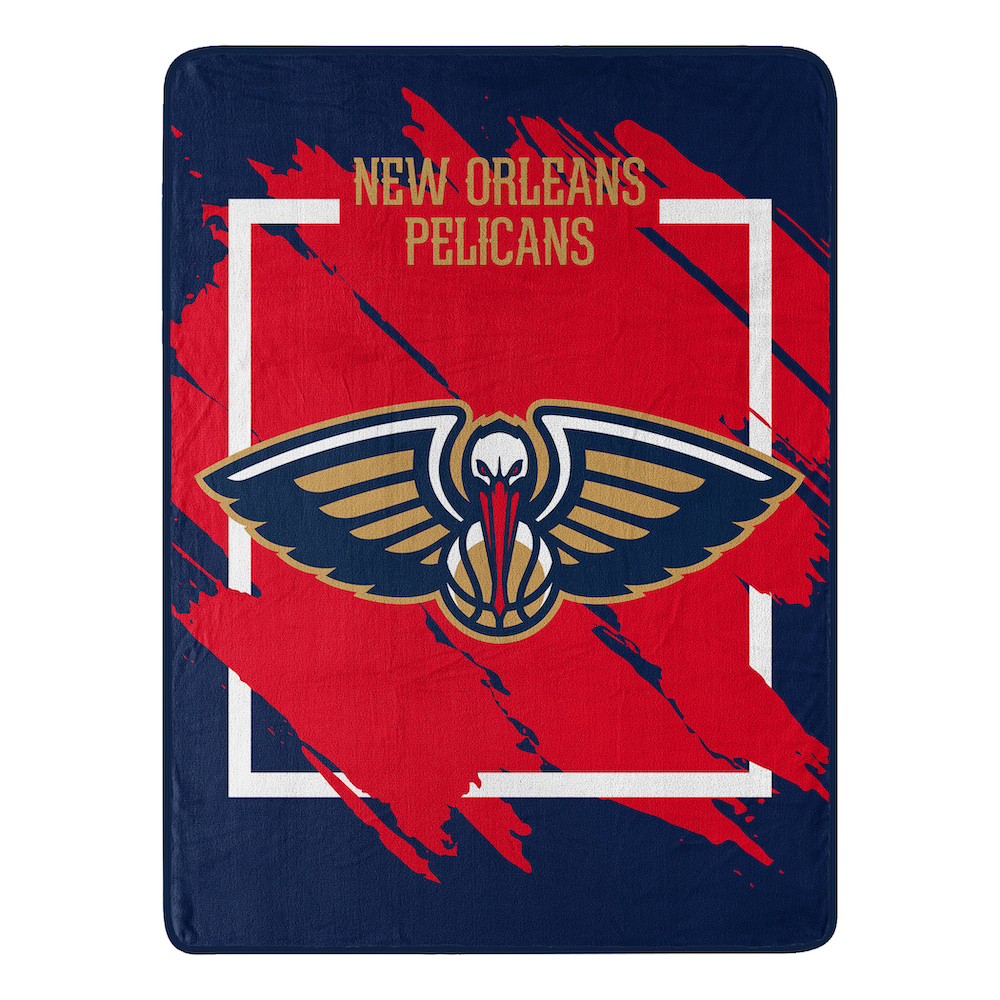 New Orleans Pelicans Micro Raschel 50 x 60 Team Blanket