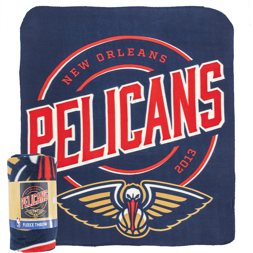 New Orleans Pelicans Fleece Throw Blanket 50 x 60