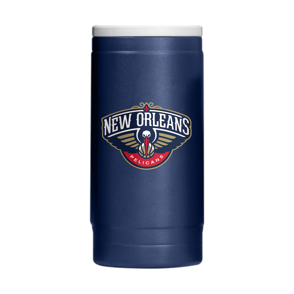 New Orleans Pelicans Powder Coated 12 oz. Slim Can Coolie