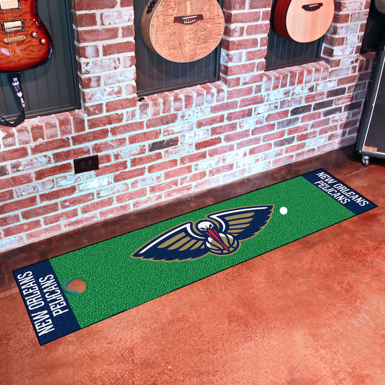 New Orleans Pelicans Putting Green Mat 18 x 72