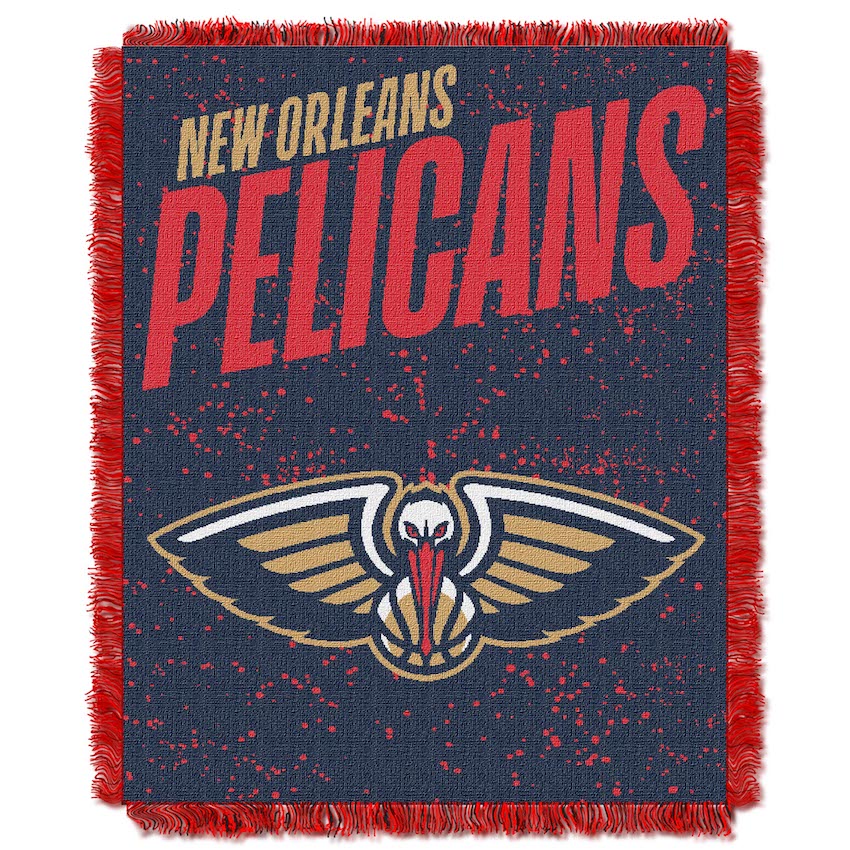 New Orleans Pelicans Double Play Tapestry Blanket 48 x 60