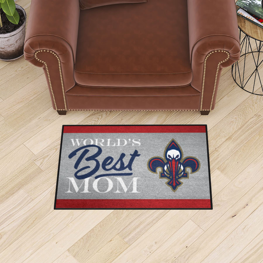New Orleans Pelicans 20 x 30 WORLDS BEST MOM Floor Mat
