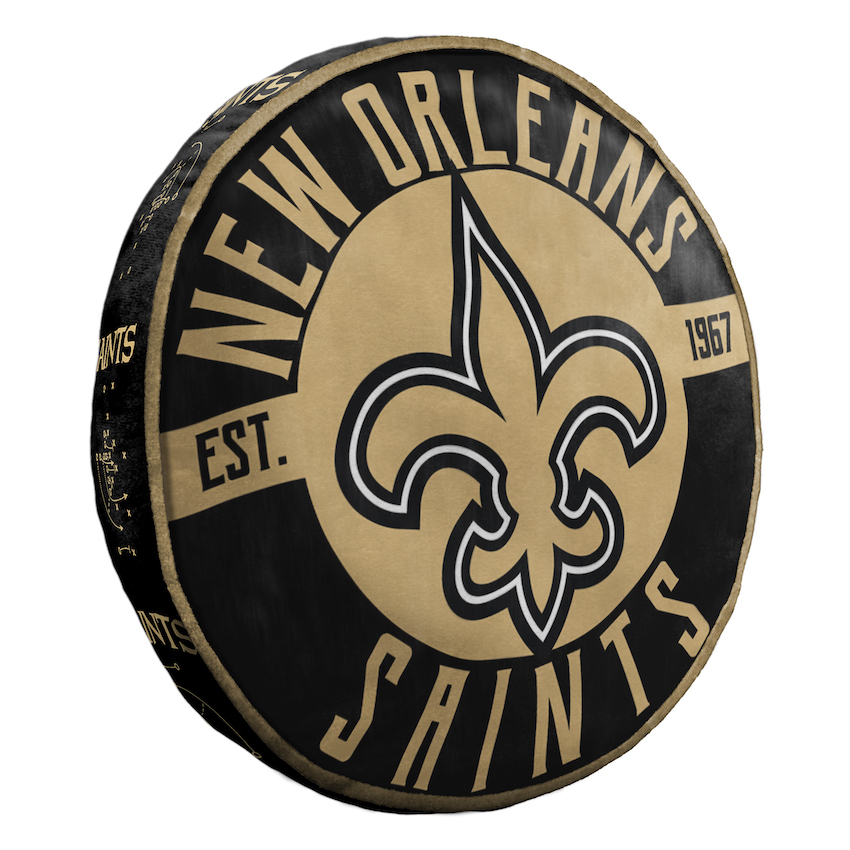 New Orleans Saints Travel Cloud Pillow - 15 inch